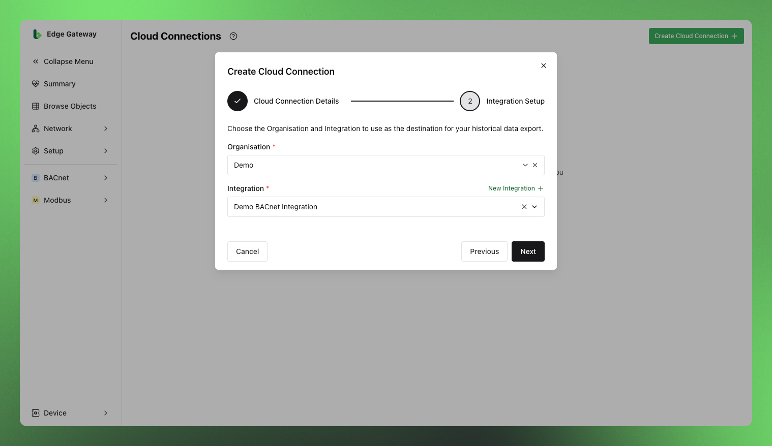 Organisation & Integration Selection